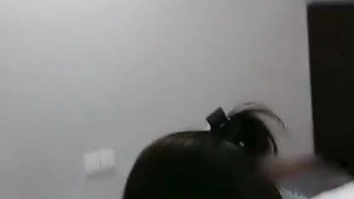 新体验出品-学生妹Kimora Quin短裙里没穿内裤